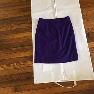 Purple Pencil Skirt